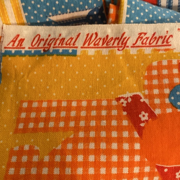 Vintage Fun Fair Waverly fabric EUC - Picture 3 of 5